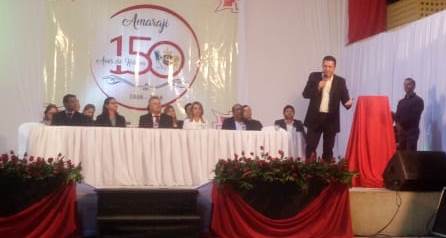 Vereador Salatiel Oliveira participa de comemoração dos 150 anos de Amaraji.