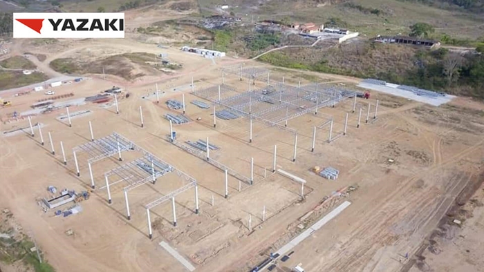 Obras da YAZAKI em Bonito a todo vapor