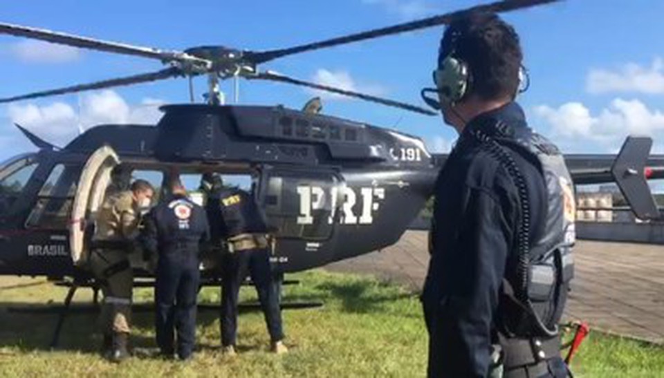 PRF e Samu realizam centésimo atendimento aeromédico em Pernambuco