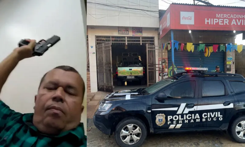 Vice prefeito de Catende é preso após vídeo em que ele aparece e atirando viralizar!